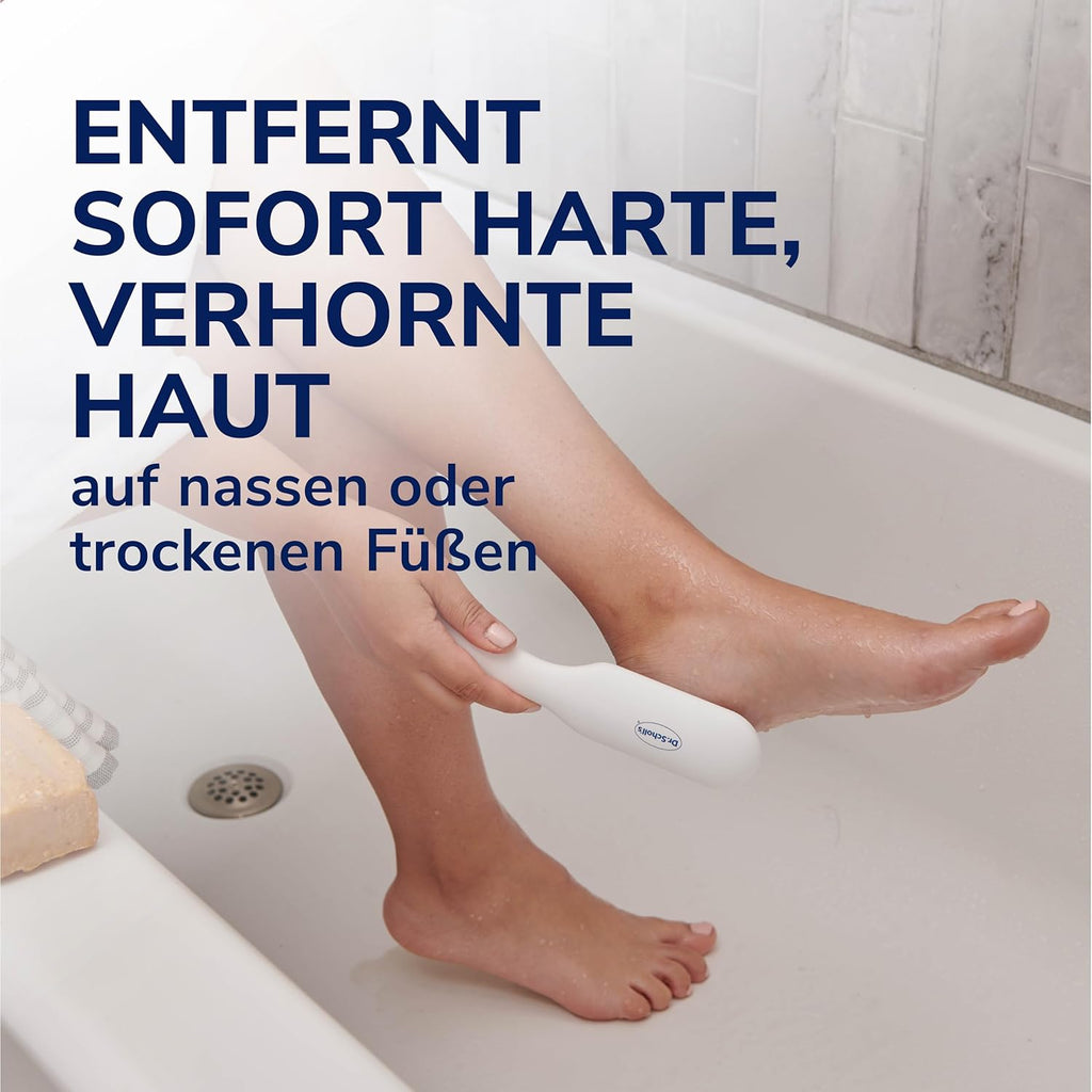 Scholl Nano Glas Fussfeile Und Hornhautentferner - Komfortable, Sanfte Entfernung Von Harter Haut Und Hornhaut